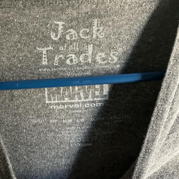 Marvel S.H.I.E.L.D. Charcoal Tee 2XL - Picture 2 of 2